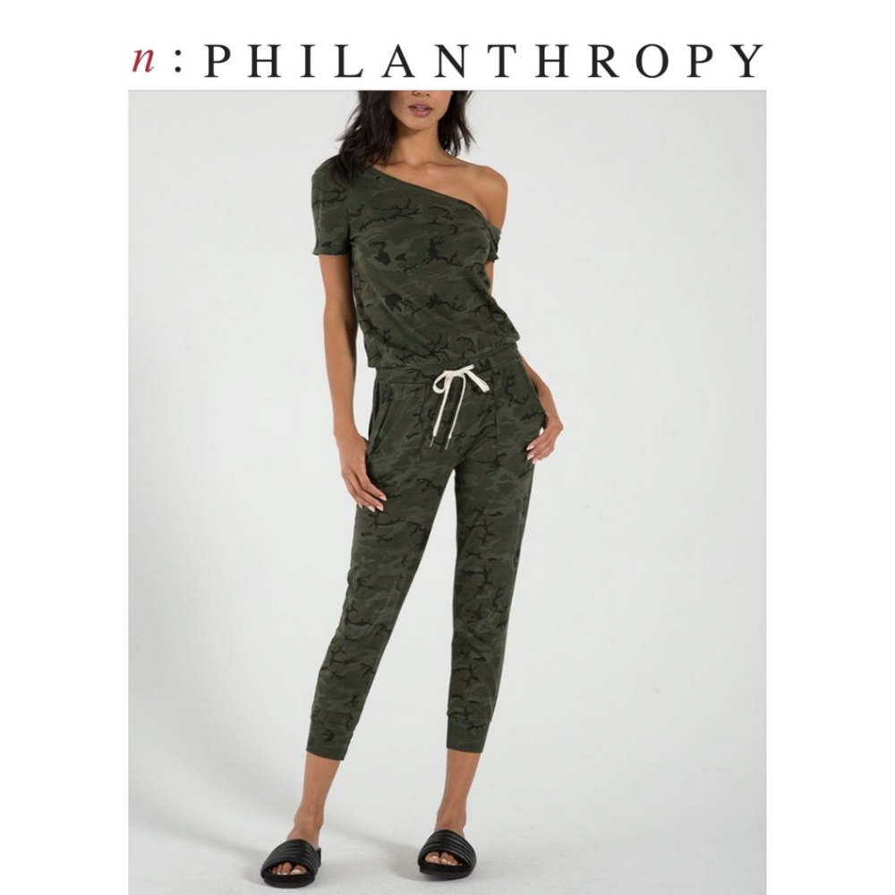 n: Philanthropy Britton Camouflage Jumpsuit